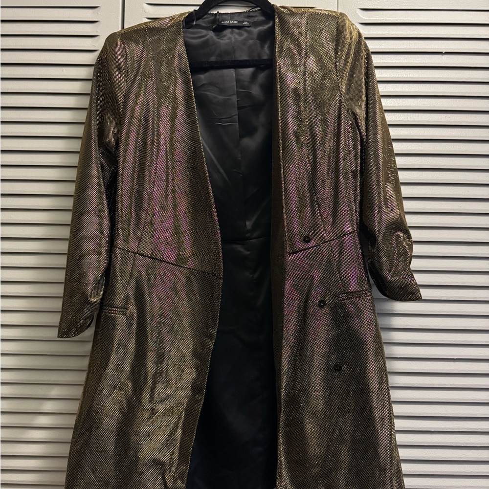 Elegant Metallic blazer dress